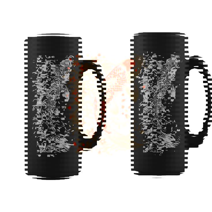 鯉 アジアン 鯉 錦鯉 魚 さくら 桜 季節 コーヒーマグ