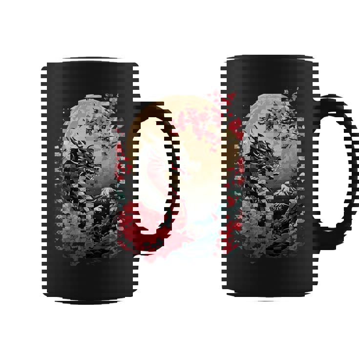 黒龍 桜 日本 美学 日本龍 コーヒーマグ