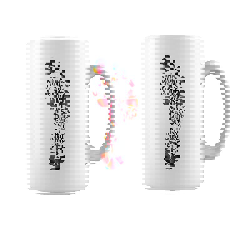 1000マイルの旅は一歩で始まる。 コーヒーマグ