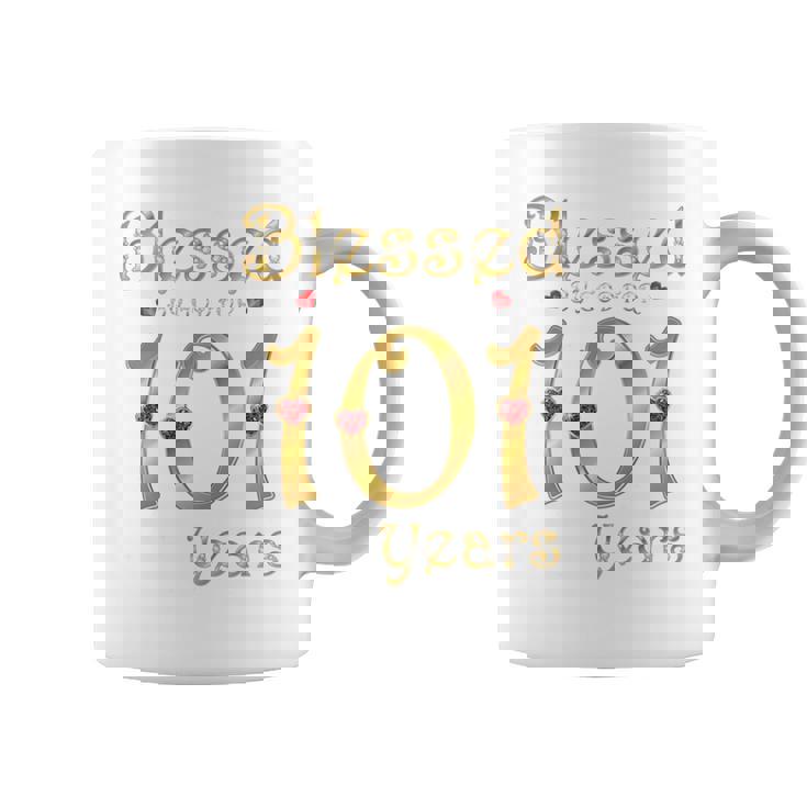 101歳の101歳の誕生日パーティの女王に祝福 長袖tシャツ コーヒーマグ