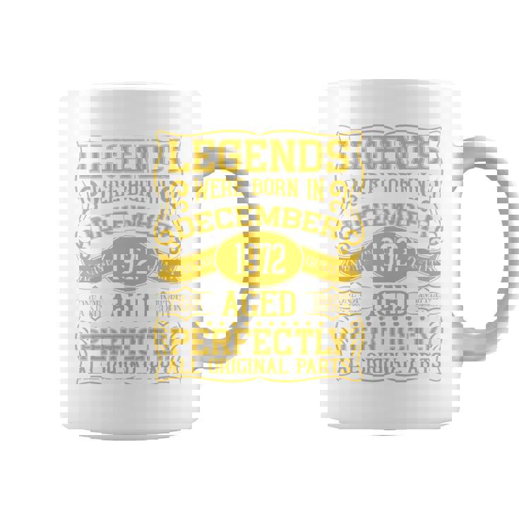 1972年12月に誕生した52歳の誕生日レジェンド。 長袖tシャツ コーヒーマグ