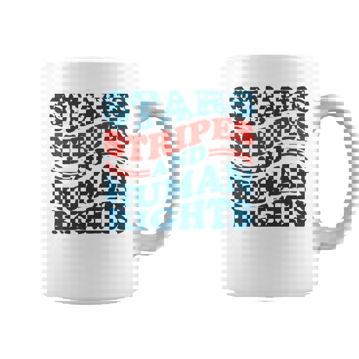 4Th Of July Stars Stripes & Human Rights Women's Rights Coffee Mug