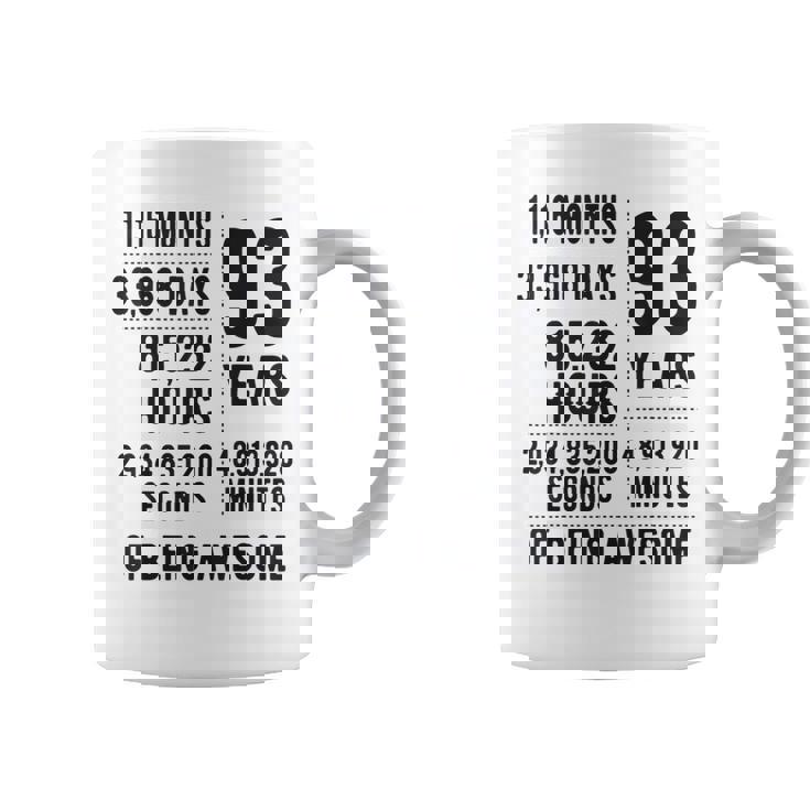 93歳の誕生日 男性 女性 面白い 93歳 コーヒーマグ