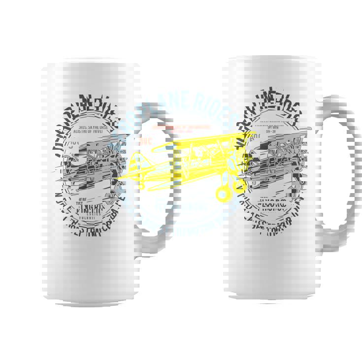 Aeroplane Rides カスタム フライングサーカス 複葉機 コーヒーマグ