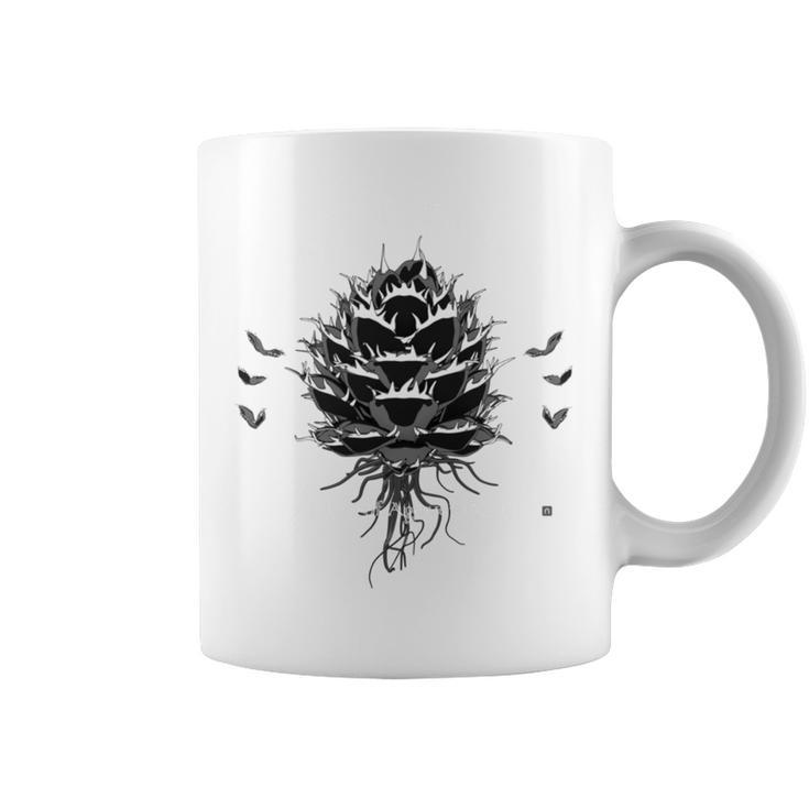 Agave Titanota【アガベ品質管理人】白鯨 ボタニカル 長袖tシャツ コーヒーマグ