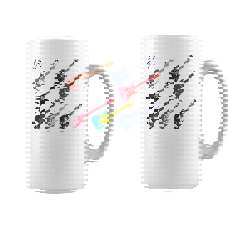 All Guitars Matters-エレキギターブルースジャズファンクロック コーヒーマグ