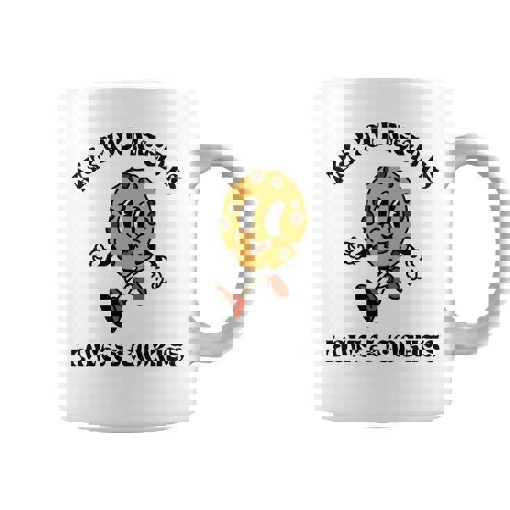 All You Need Is Love And Cookies レトロ 70年代 かわいい ハッピークッキー 長袖tシャツ コーヒーマグ