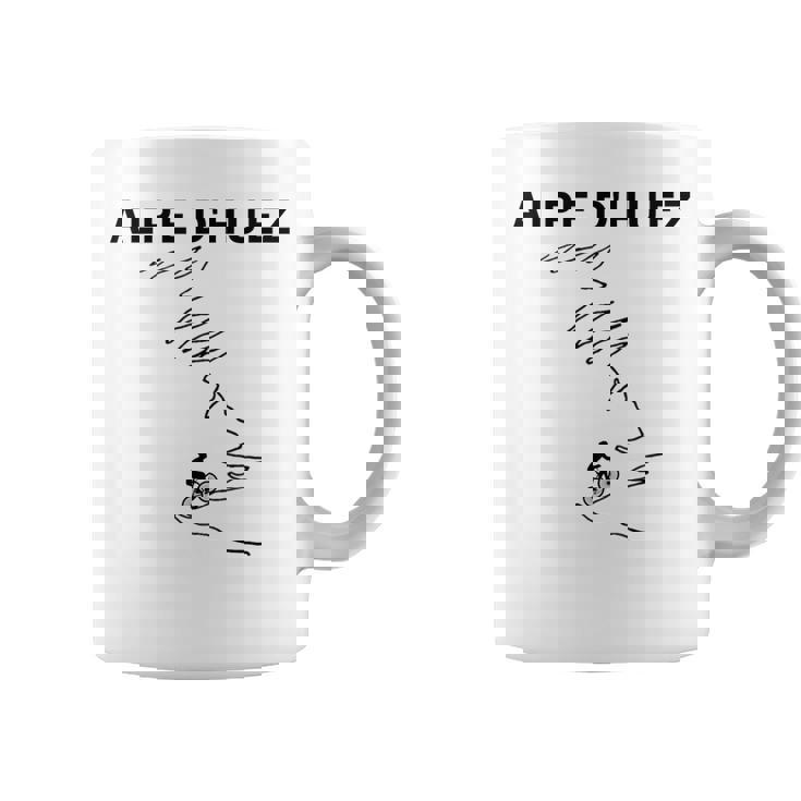 Alpe D'huez サイクリングギフト フランス ロードサイクリング コーヒーマグ