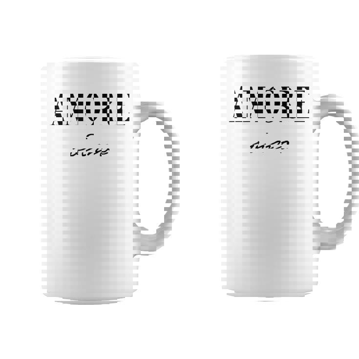 Amoreino Italiano -Ino En Italiano Taza de café