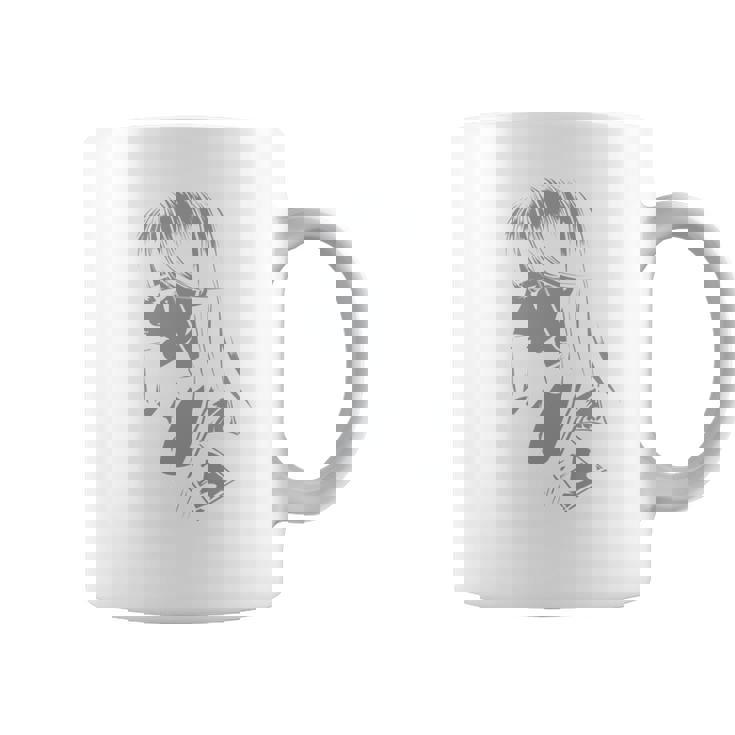 Anime Horror Girl Aestheticoft Grunge Waifu Japanese Otaku 長袖tシャツ コーヒーマグ