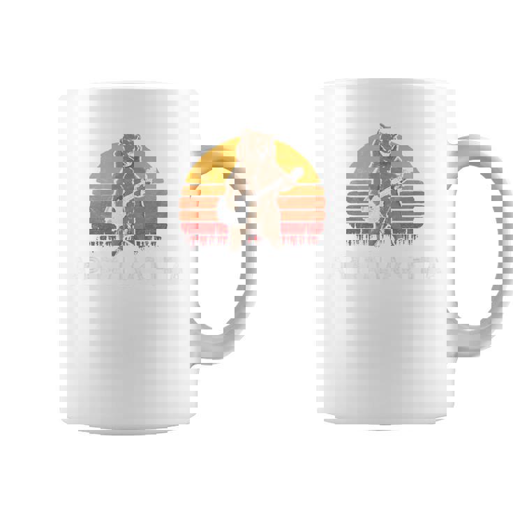 Appalachia Bluegrass Banjo Bear Retro コーヒーマグ