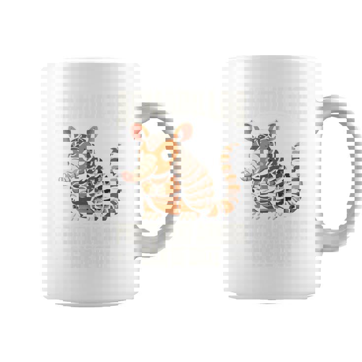 Armadillo かわいいアーマー アニマル アルマジロ 長袖tシャツ コーヒーマグ