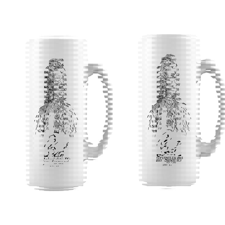 Bach German Composerバッハ、ドイツの作曲家、音楽家、クラシカル コーヒーマグ