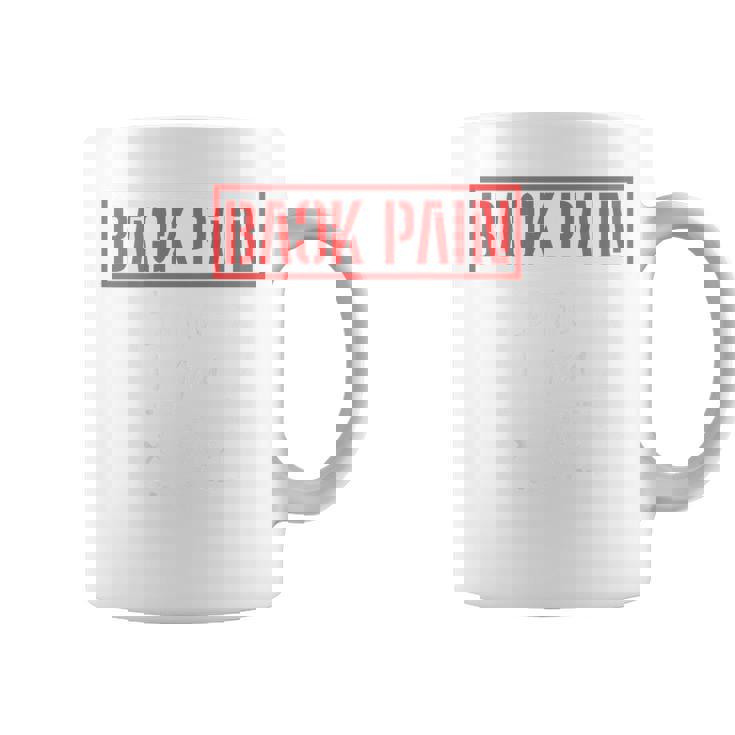 Back Pain In This Area On The Back コーヒーマグ