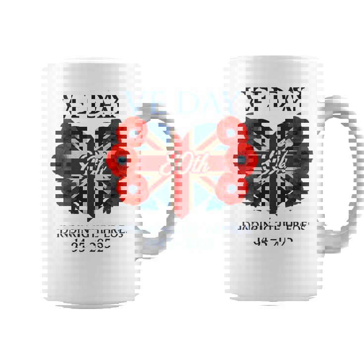 Bandera Del Díae 80 Aniversario 2025 E Day 80-E Day 2025 Cuello Taza de café