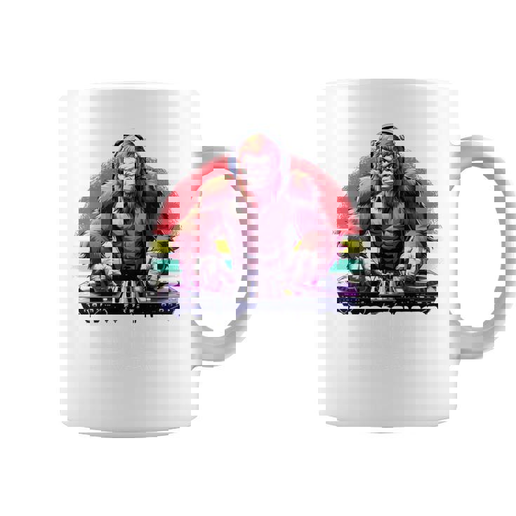 Bassquatch 音楽愛好家のためのサスカッチdjデザイン 長袖tシャツ コーヒーマグ