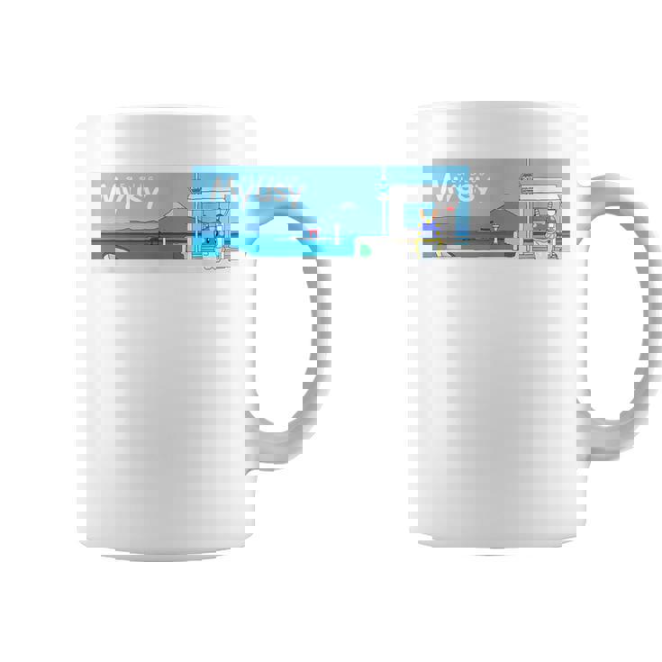 Beautifuleaside Town Hayama Unny Day Myusy コーヒーマグ