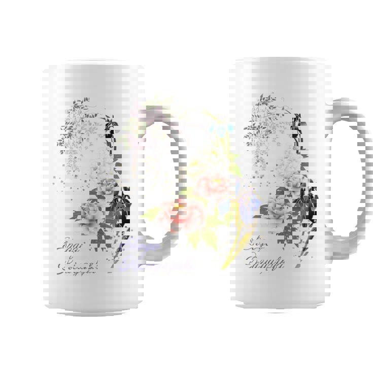 Beauty Flower（4） 長袖tシャツ コーヒーマグ