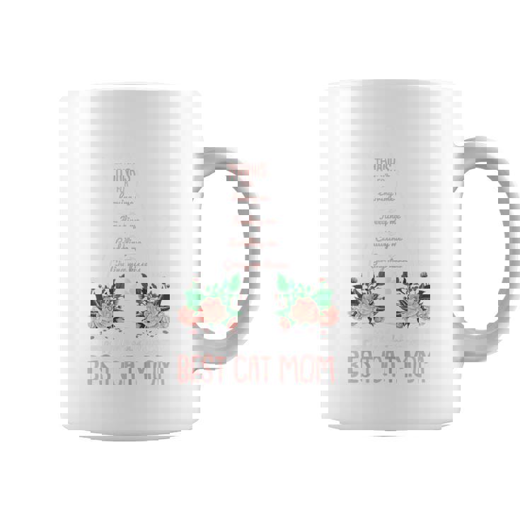 Best Cat Mom Cute Kitten Lover Mama Momma Mommy Coffee Mug
