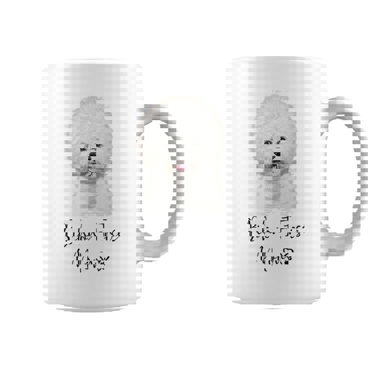 Bichon Frisé Dog Mom ビションフリーゼママかわいい子犬犬の所有者ビションフリーゼ犬 コーヒーマグ