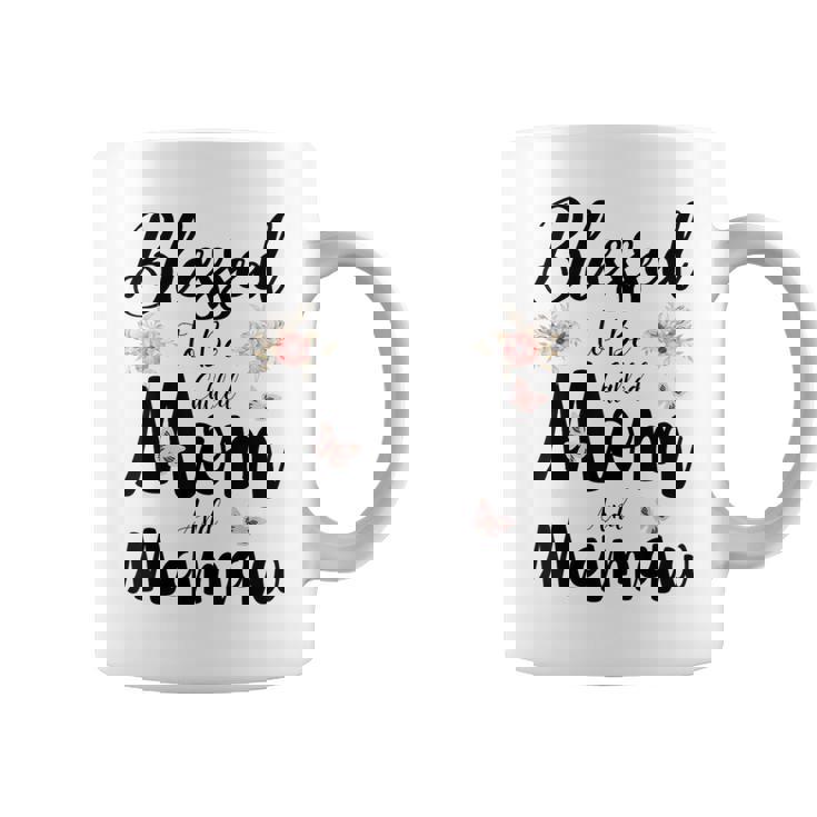 Blessed To Be Called Mom And Mamaw Floral Cute Coffee Mug