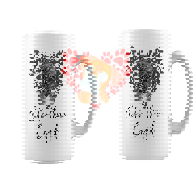 Boxer Dog Cuter Than Cupidalentines Day ボクサー犬 コーヒーマグ