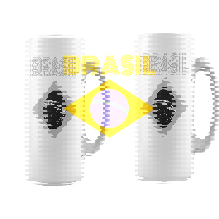Brasilブラジルブラジル国旗 コーヒーマグ