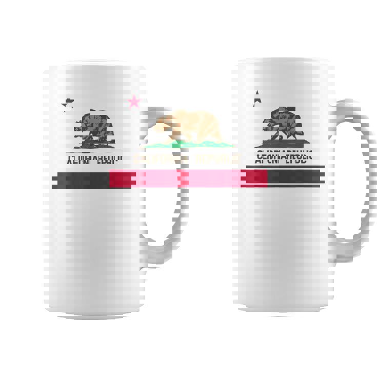 California Republic ノベルティ カリフォルニアベア カリフォルニアフラッグ コーヒーマグ