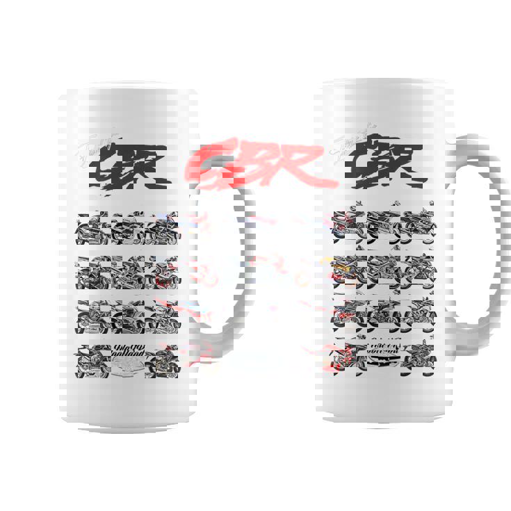 Cbr、オートバイ、オートバイ、ロードレース、バイカーの進化。 コーヒーマグ