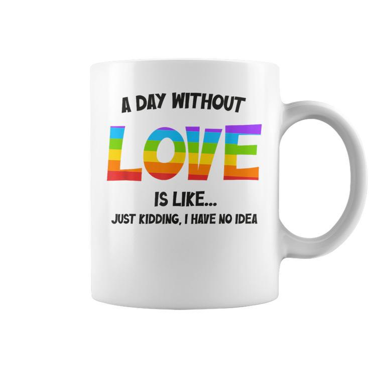 Celebrating Love Lgbtq ゲイプライドグッズ レズビアンレインボー コーヒーマグ