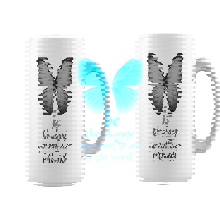 Be The Change 蝶 コーヒーマグ