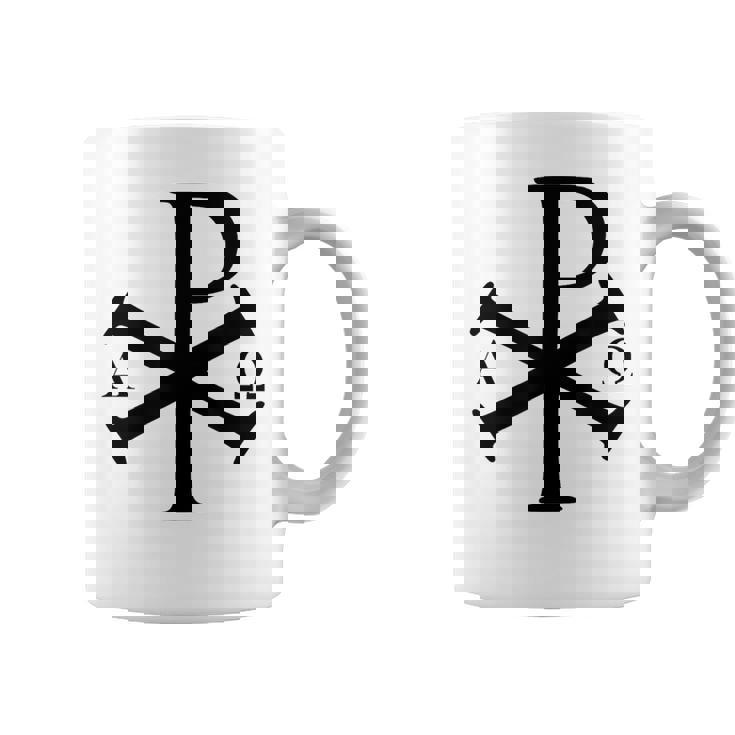 Chi Rho クリスチャン ゴッド アルファ オメガ イエスキリスト キリスト教 コーヒーマグ