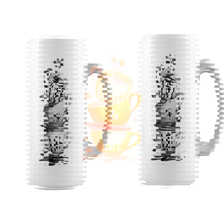 Coffee Is Life 愉快なコーヒー好きのギフト コーヒーマグ