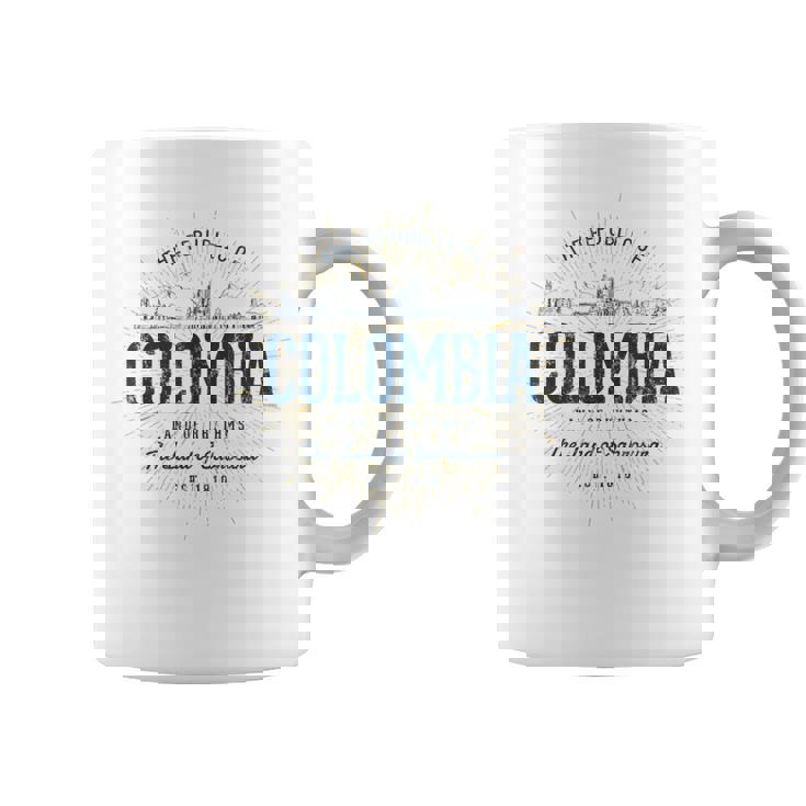 Colombia レトロなスタイルのヴィンテージコロンビア コーヒーマグ