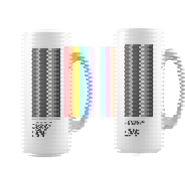 Colors Of Love Lgbt Flag Pride Month トランスジェンダー レインボーtシャツ コーヒーマグ