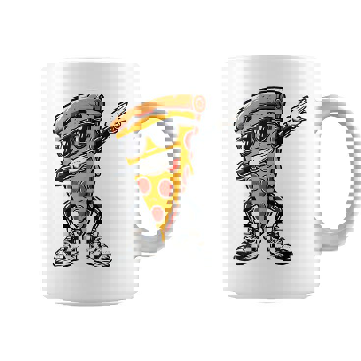 Dabbing Pizza スライス ダンス ピザ 幼児 男の子 ダンス 食通 コーヒーマグ