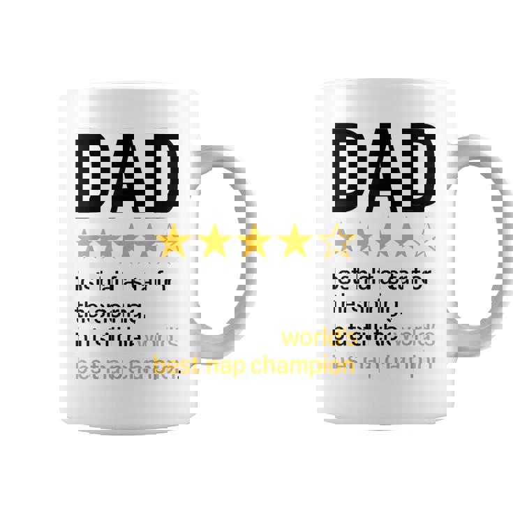 Dadtar Rating いびきジョーク 世界最高のお昼寝チャンピオン コーヒーマグ