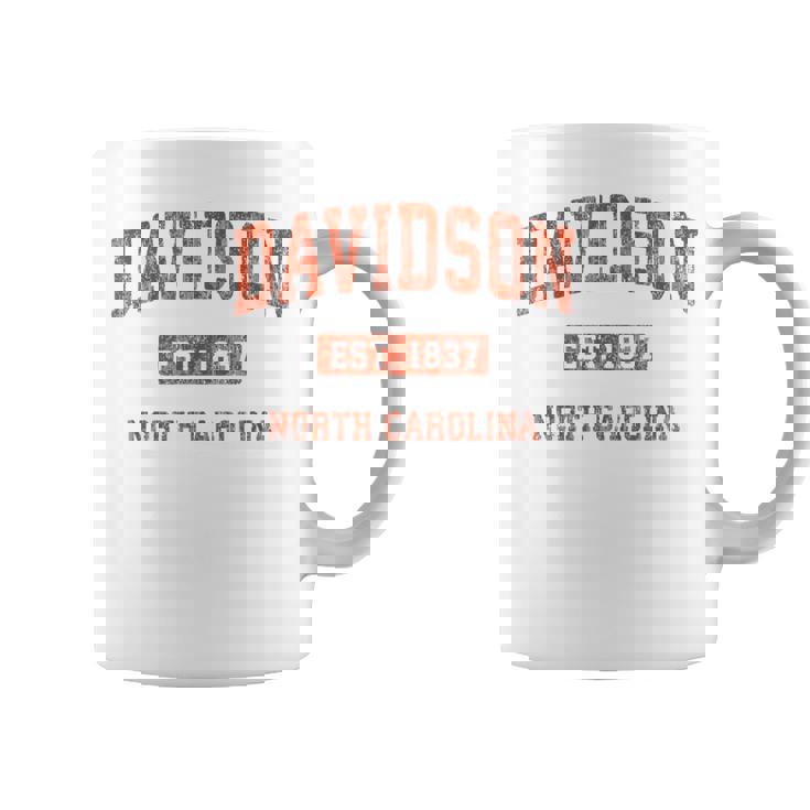 Davidson ノースカロライナ Nc ビンテージ アスレチック スポーツデザイン コーヒーマグ