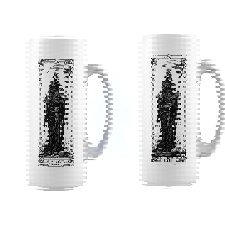 Death Tarot Card 13 Craft Gothic Reaper Aesthetic コーヒーマグ