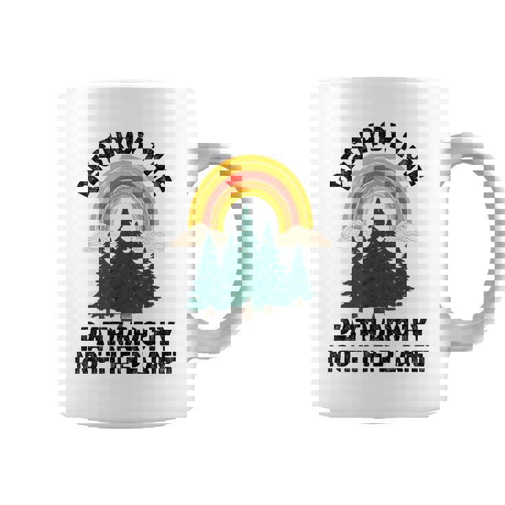 Destroy The Patriarchy Not The Planet フェミニスト フェミニズム コーヒーマグ