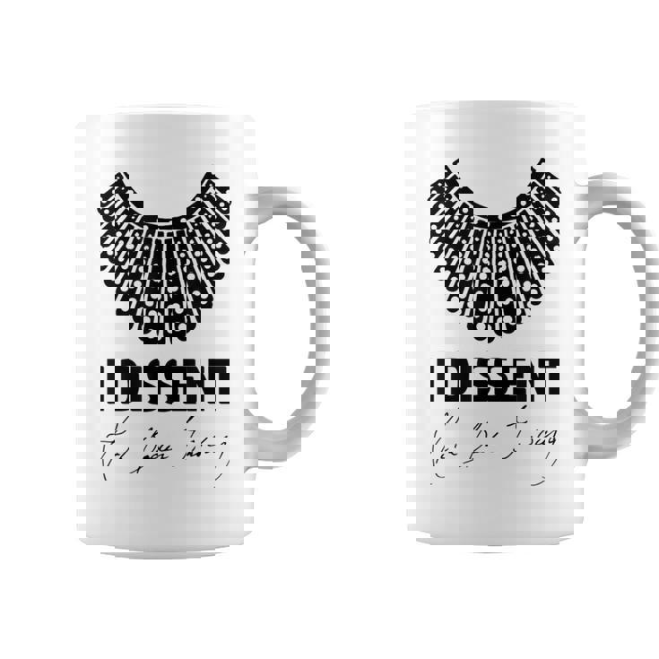 I Dissent Rbg Ruth Bader Ginsburg Derechos De La Igualdad Taza de café