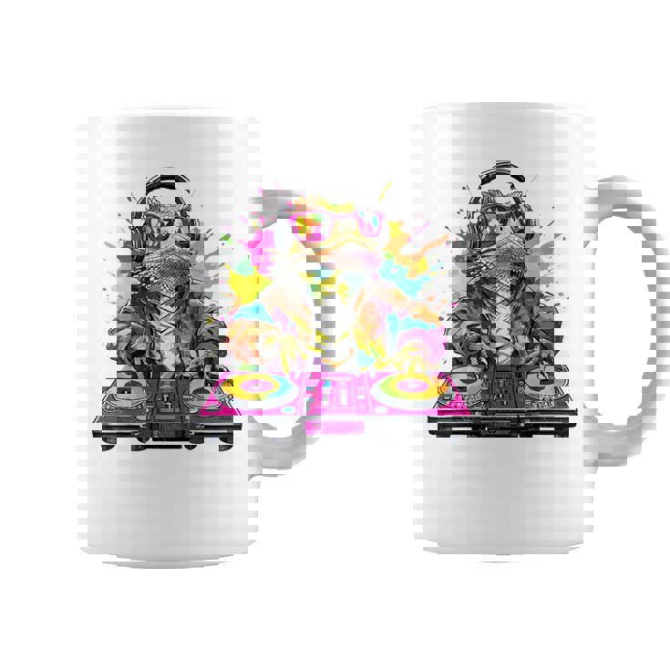 Dj フトアゴヒゲトカゲ 音楽愛好家のキッズ ディージェイ コーヒーマグ