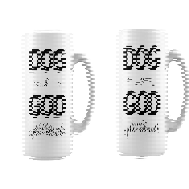 Dog Is Godpelled Backwards-面白い犬の言葉 コーヒーマグ