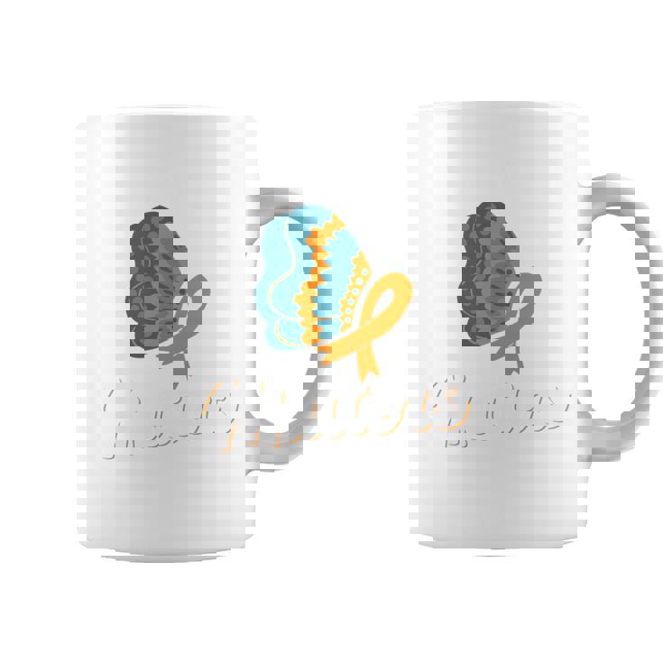 Early Detection Matters Ribbon Appendix Cancer Awareness 長袖tシャツ コーヒーマグ