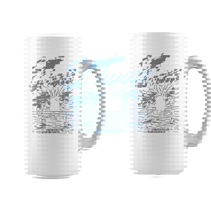 El Tunco エルサルバドル ヴィンテージ アンティーク調 ヤシの木 サーフ コーヒーマグ