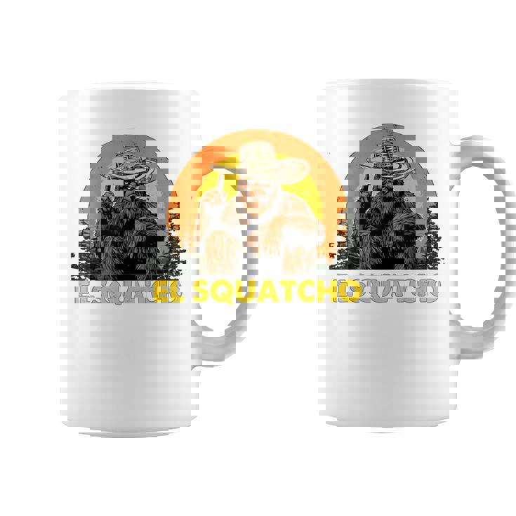 Elquatcho 面白いシンコ・デ・マヨ ビッグフット サスカッチ コーヒーマグ