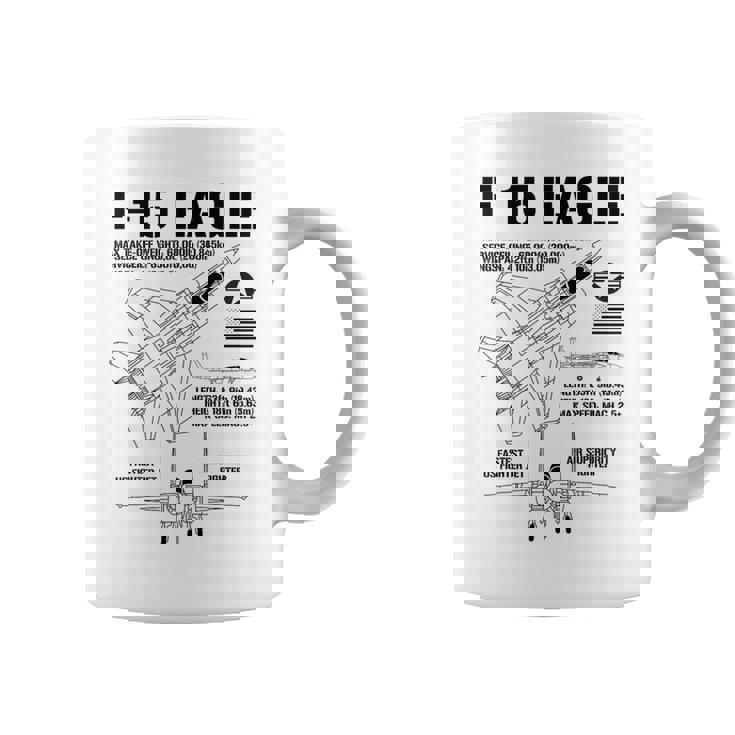 F-15 イーグル戦闘機 ジェット仕様 軍用飛行機 F15 イーグル コーヒーマグ