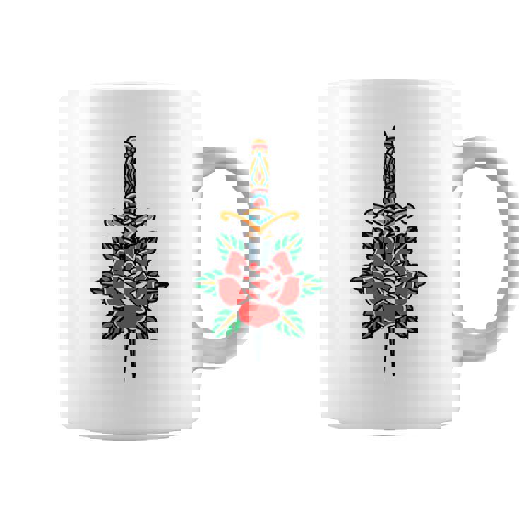 Fake Friends アメリカントラディショナルタトゥー オールドスクールフラッシュ コーヒーマグ