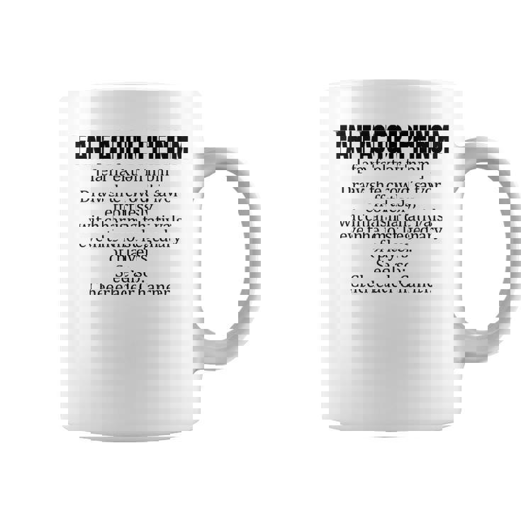 Fan Factor Phenom Draws The Crowd's Favor Effortlessly コーヒーマグ