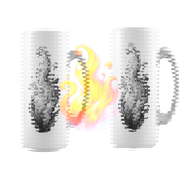 Fire Element Flameのグラフィックアート。あらゆる年齢の方に。 コーヒーマグ